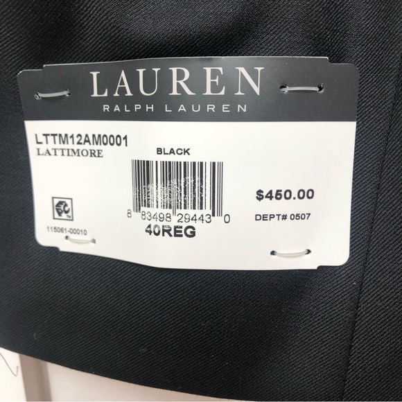 NWT Ralph Lauren Lattimore wool blend stretch fabric ultra flex jacket 40reg - Picture 6 of 11